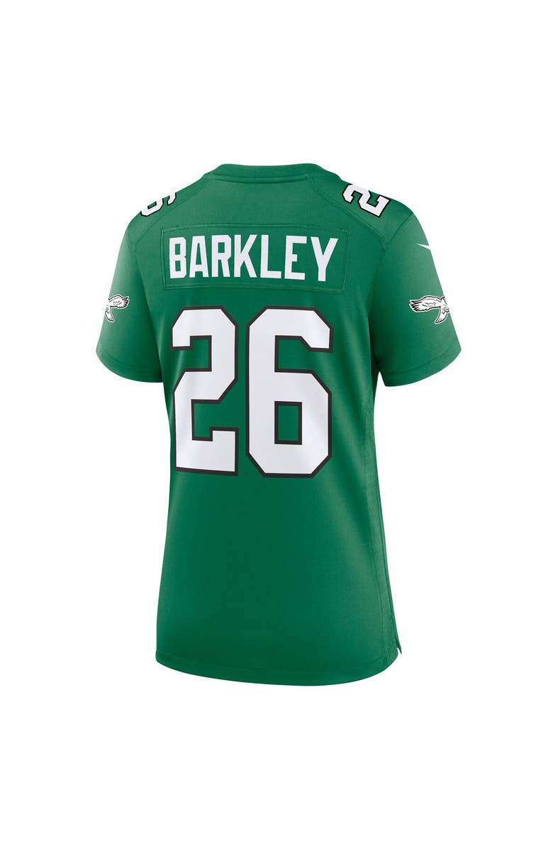 Nike Women's Nike Saquon Barkley  Kelly Green Philadelphia Eagles Alternate Game Jersey, Alternate, color, Kelly Green