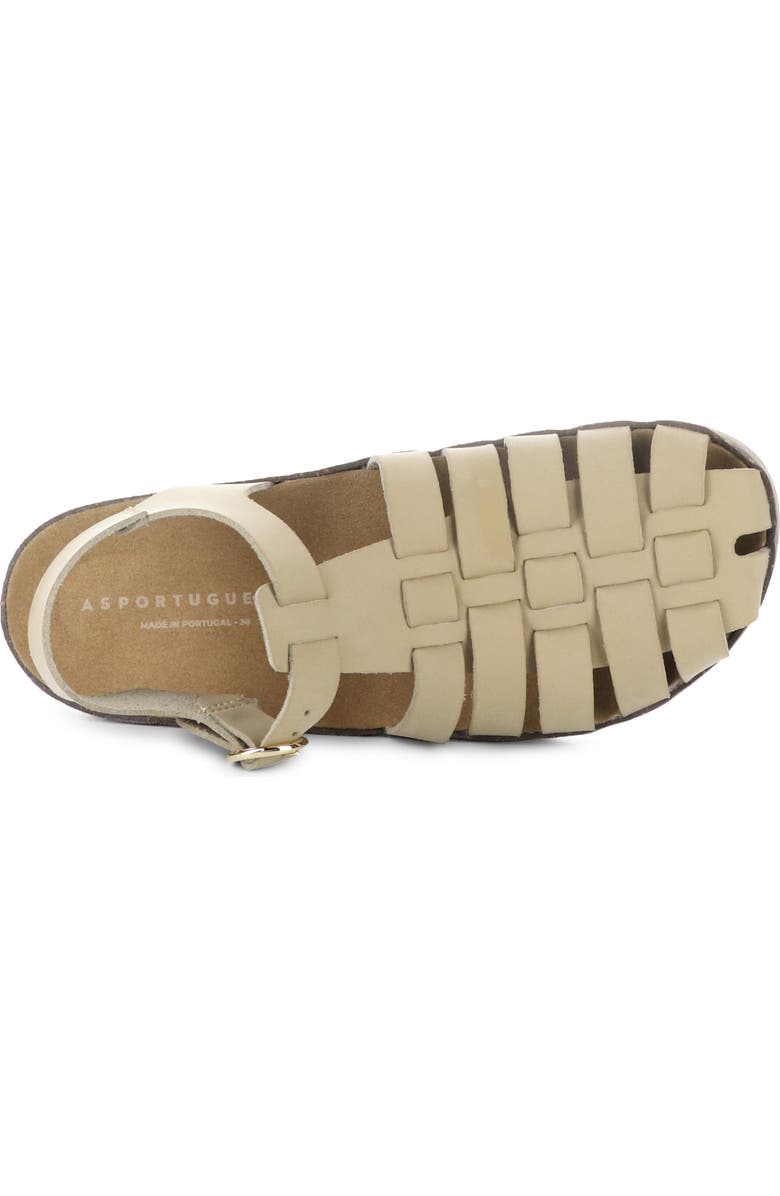 Asportuguesas by Fly London Calix Slingback Fisherman Sandal, Alternate, color, Beige