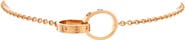 Pre-Owned Cartier Love Interlocking Bracelet 18K Rose Gold