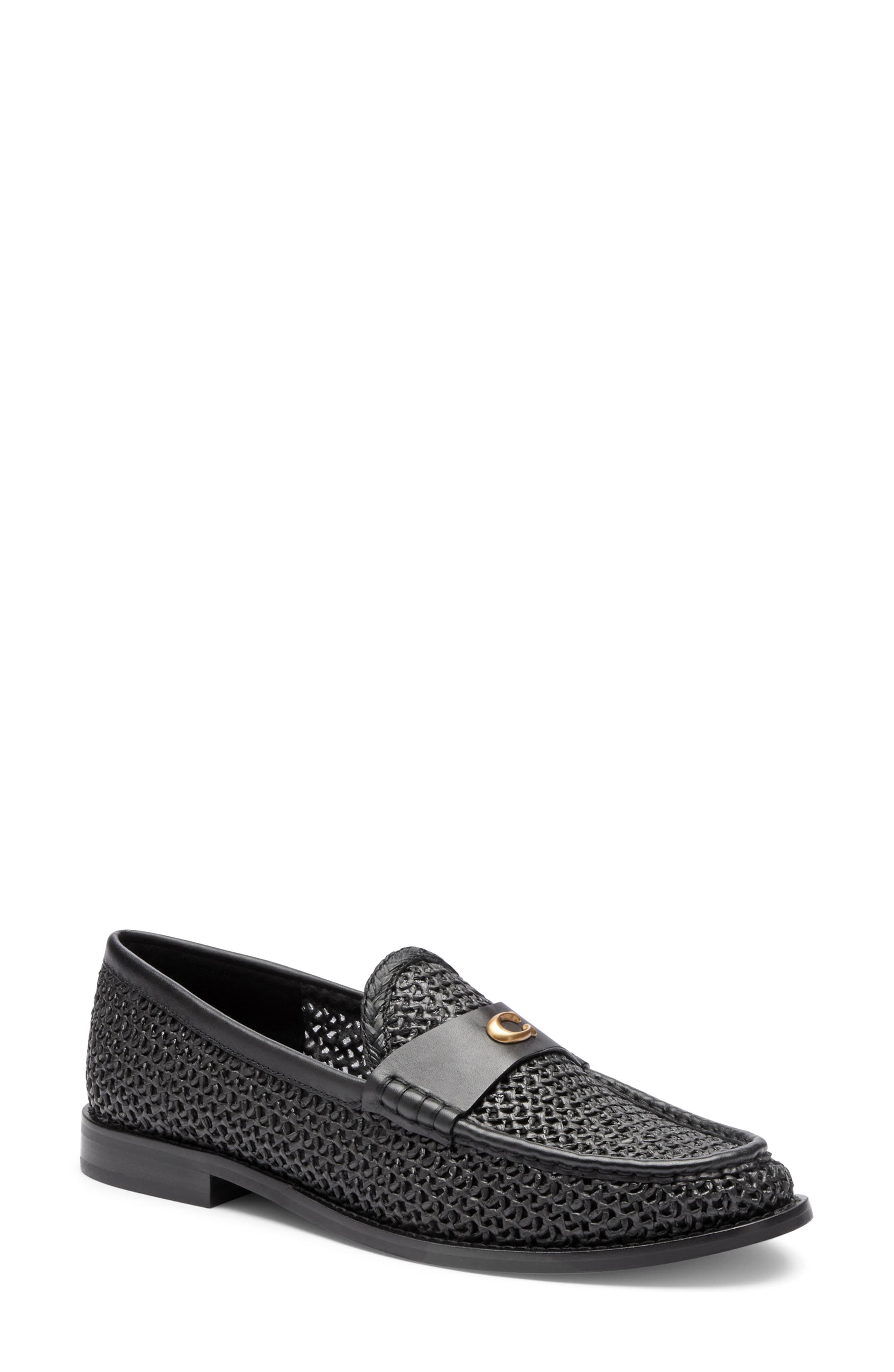 COACH Jolene Raffia Loafer, Main, color, 