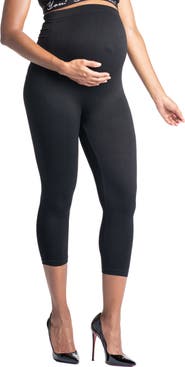 Preggo Leggings Mom's Night Out Maternity Crop Leggings