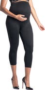 Preggo Leggings Mom's Night Out Maternity Crop Leggings