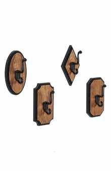 Farm House Set of 4 Wall Hooks