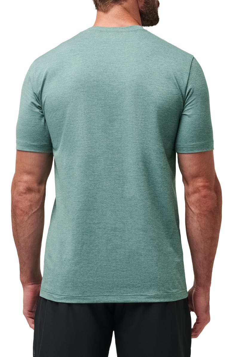 TravisMathew Scenic Vista Logo T-Shirt, Alternate, color, Heather Silver Pine