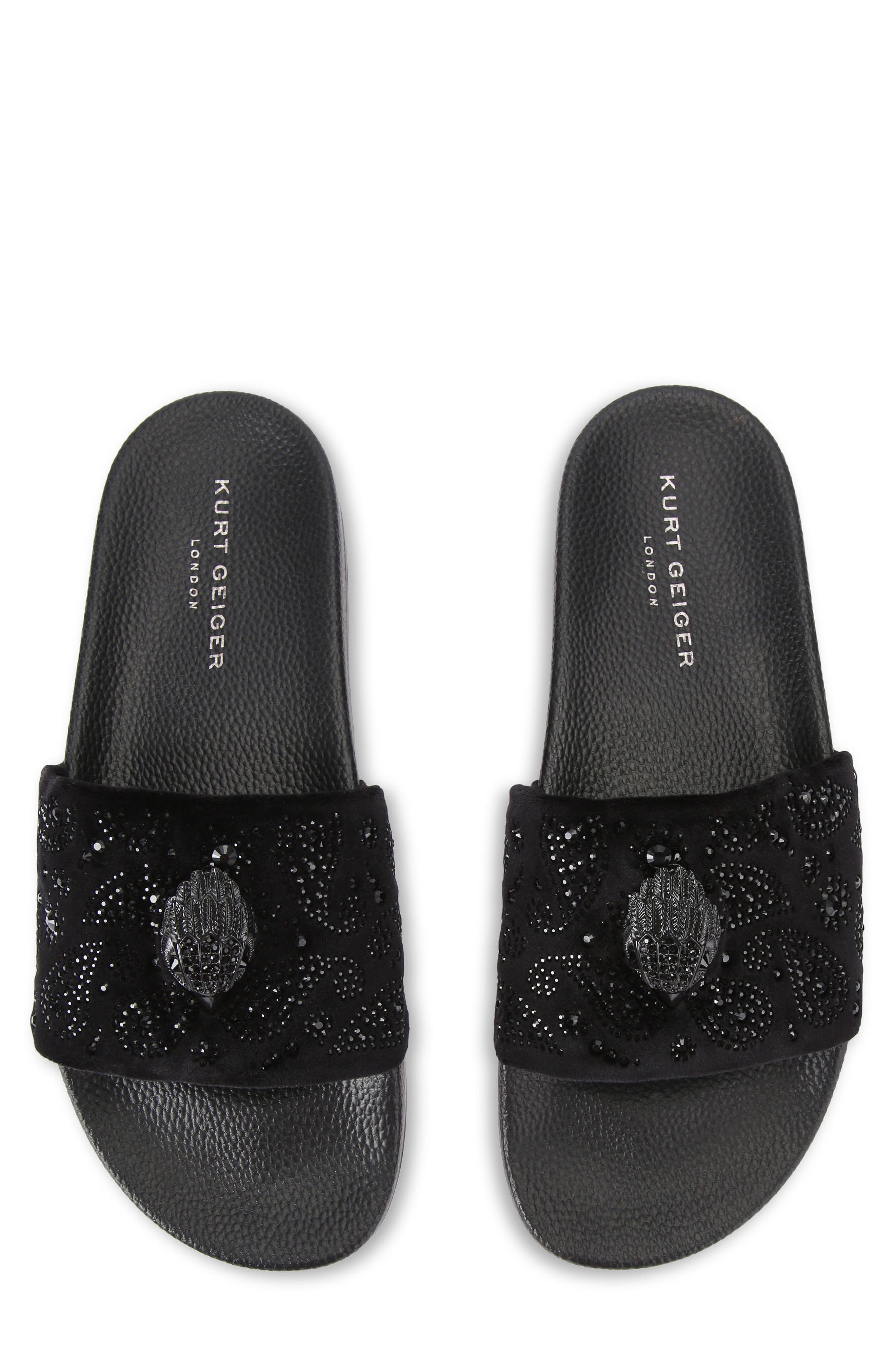 Kurt Geiger London Meena Eagle Head Slide Sandal, Alternate, color, 