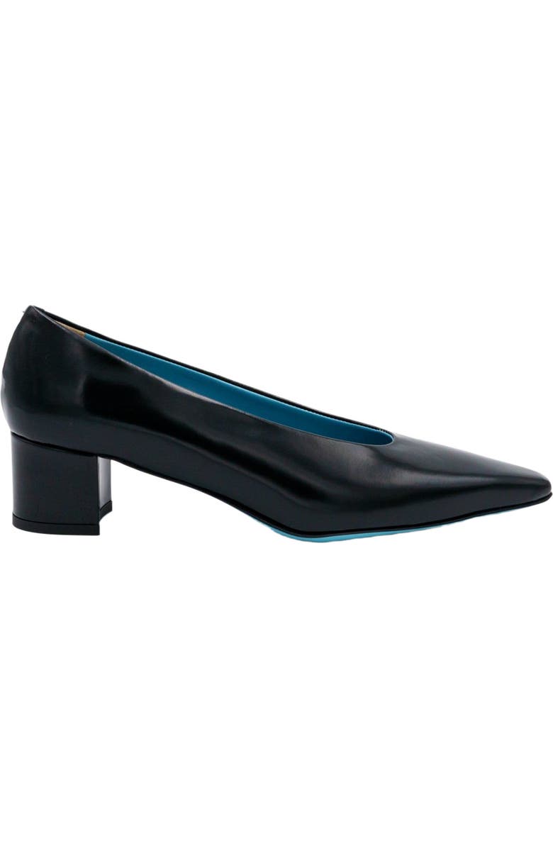 Valentina Rangoni Vera Block Heel Pump, Alternate, color, Black Mousse