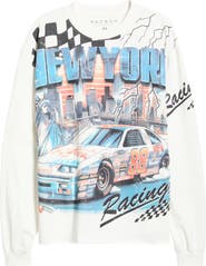 PacSun New York Racing Long Sleeve Graphic T-Shirt