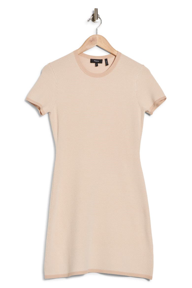 Branteen T-Shirt Dress, Alternate, color, LIGHT DESERT/IVORY