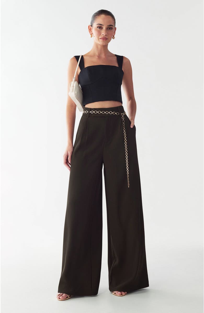 BWLDR Belinda Pants, Alternate, color, Chocolate