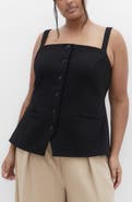 City Chic Peytonn Sleeveless Ponte Top