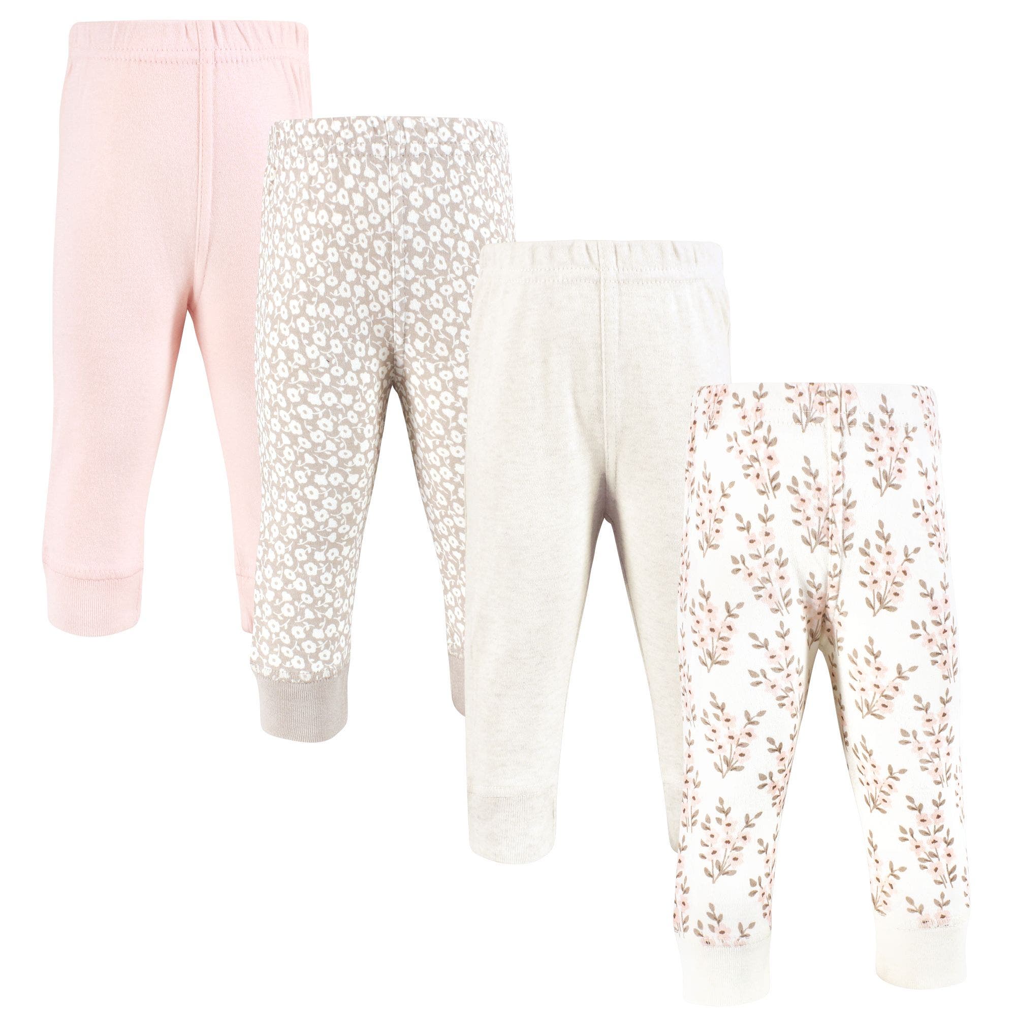 Pink Taupe Florals