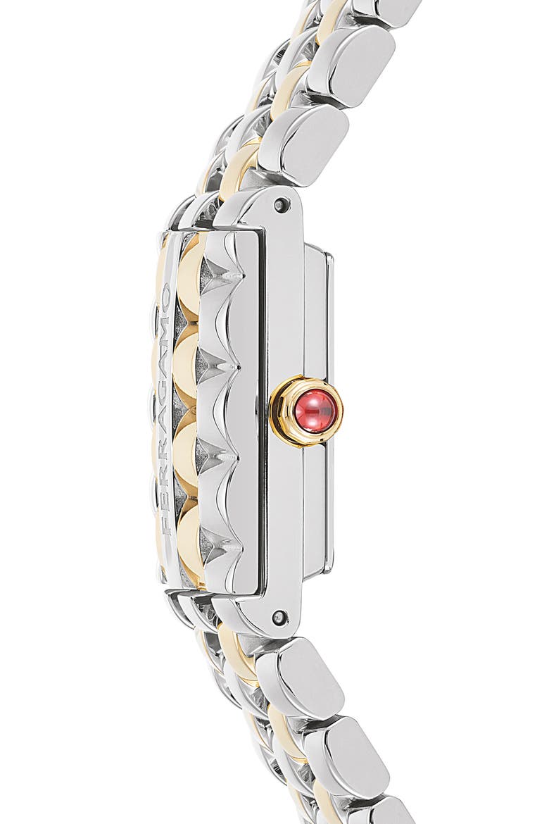 Secret Bracelet Watch, 18.5mm x 30mm, Alternate, color, TWO TONE