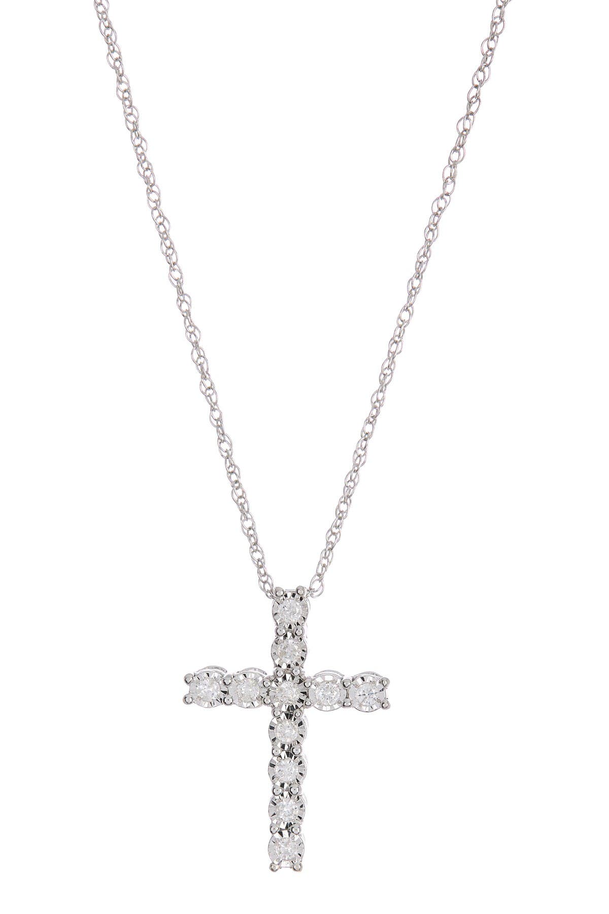 EFFY Diamond Cross Pendant Necklace