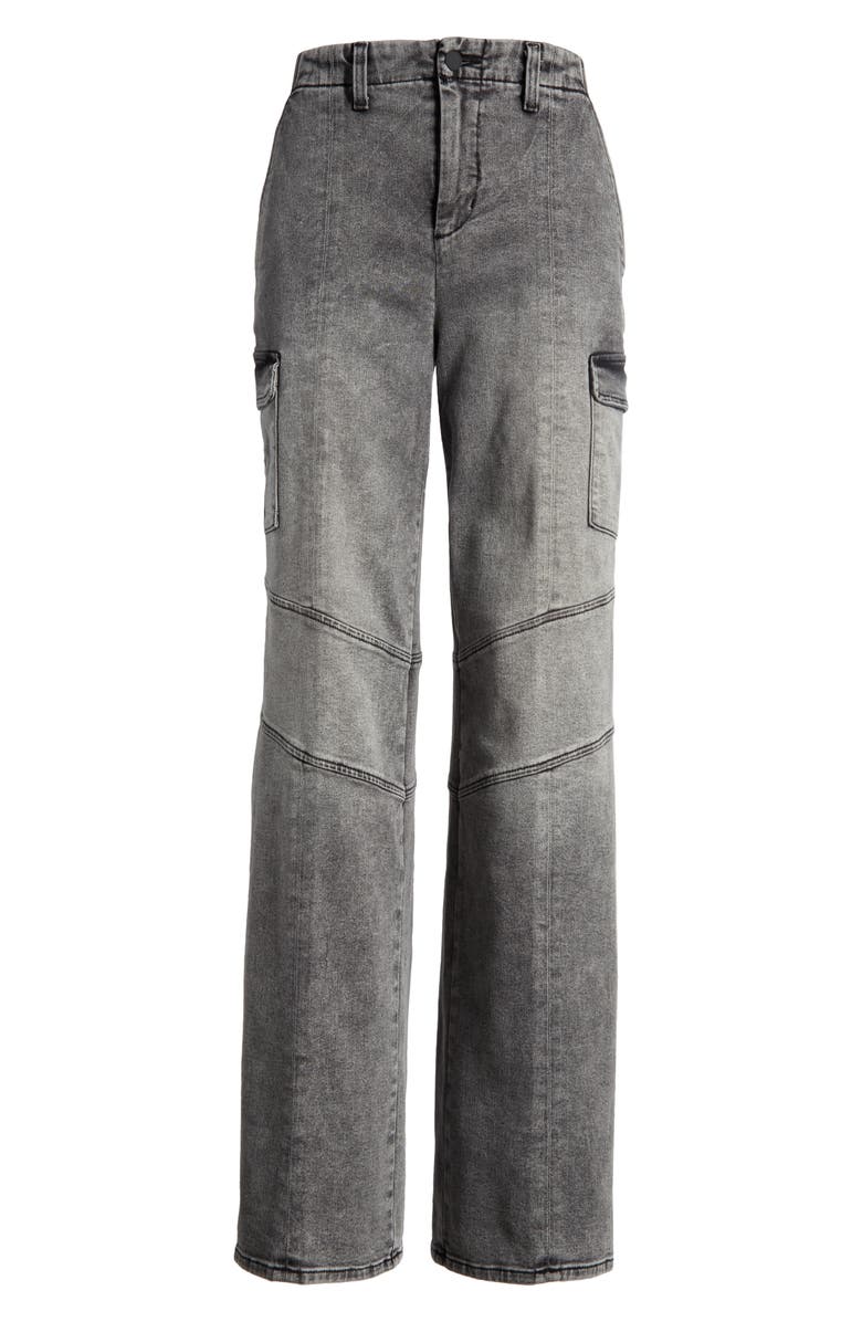 L'AGENCE Brooklyn High Waist Wide Leg Utility Jeans, Main, color,