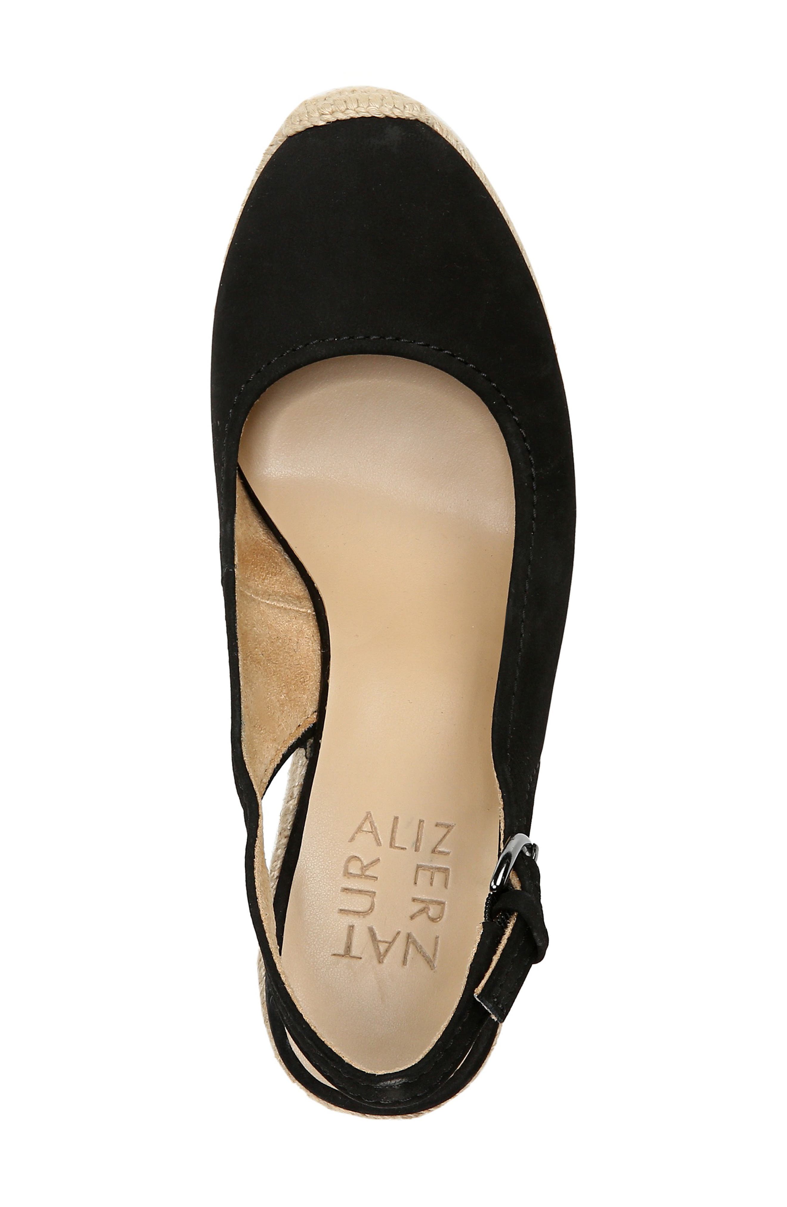 Naturalizer Pearl Espadrille Wedge Sandal, Alternate, color, 