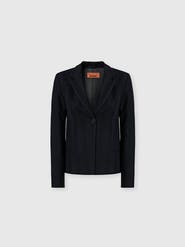 Missoni Single-breasted Blazer In Cotton And Viscose Tone-on-tone Zig Zag