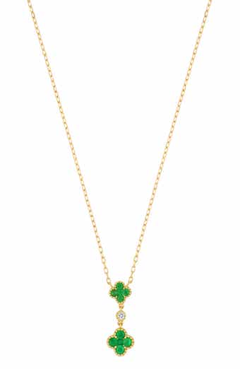 El Mar Gemstone Pendant Necklace