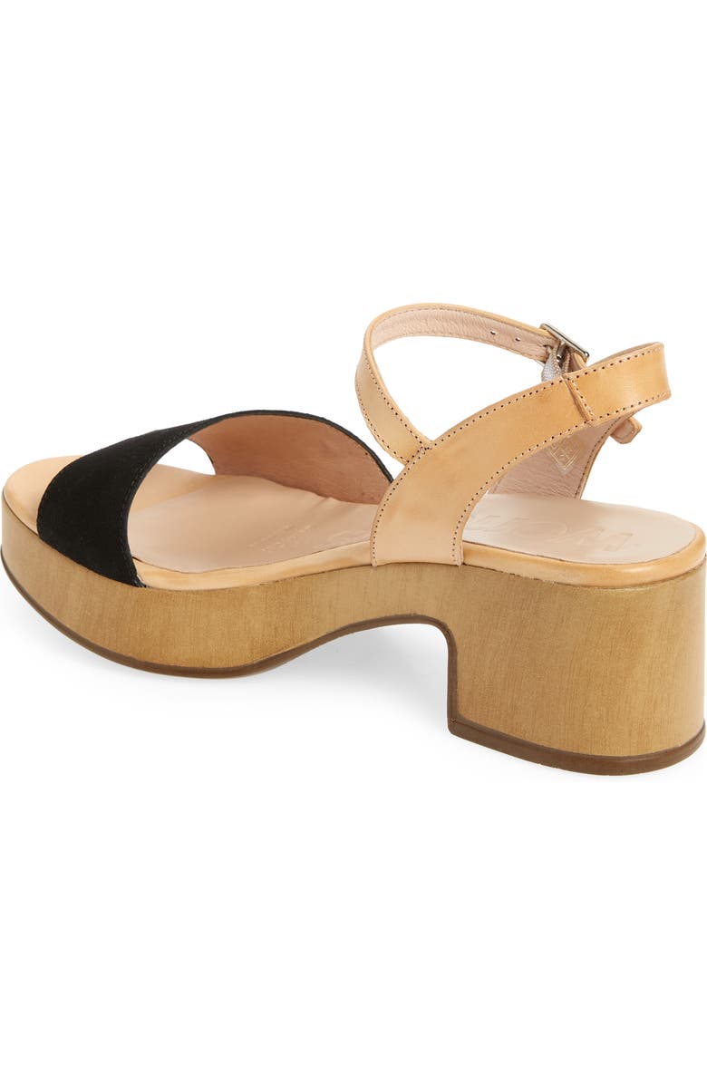 Wonders Platform Sandal, Alternate, color,