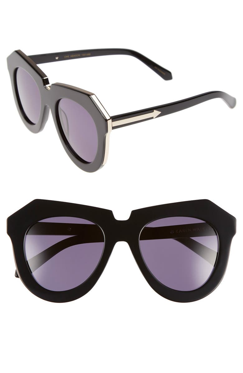 Karen Walker 'One Meadow - Arrowed' 50mm Sunglasses, Main, color, 