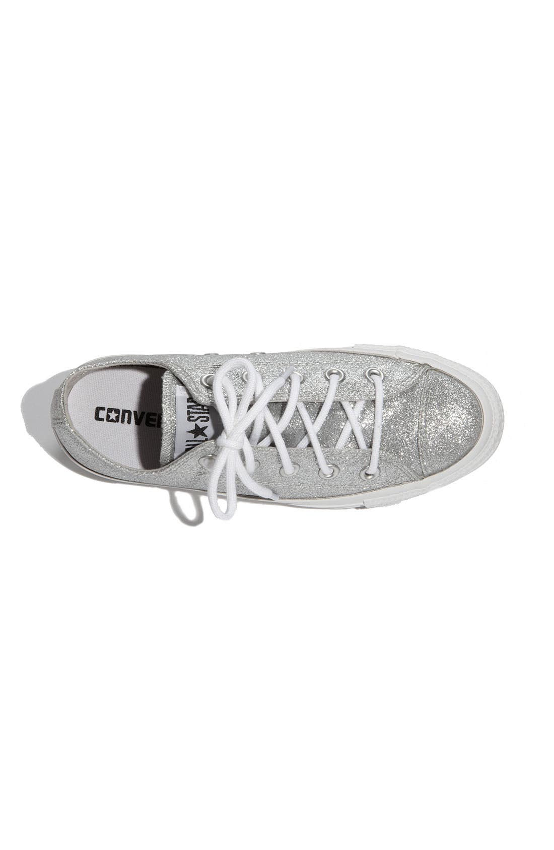 Chuck Taylor® 'Winter Glitz' Sneaker, Alternate, color, SILVER
