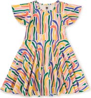 Tea Collection Flutter Sleeve Twirl Dress