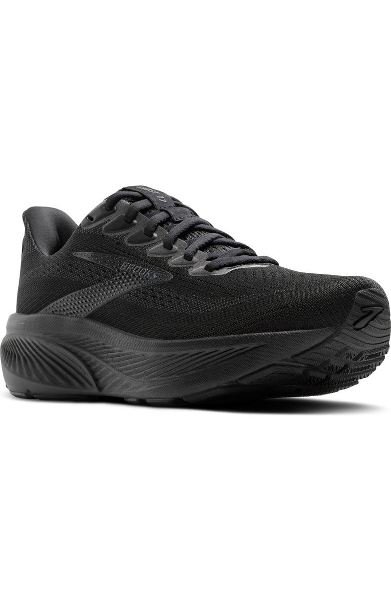 Brooks Ghost 17 Running Shoe, Main, color, Black/ Black/ Ebony