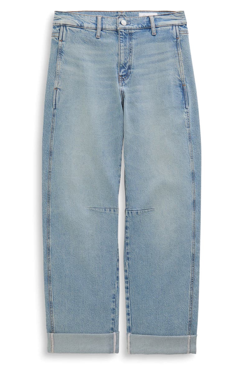 Mercer Cuffed High Waist Barrel Jeans, Alternate, color, HIGHWAY 29