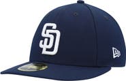 New Era Men's New Era Navy San Diego Padres Oceanside Low Profile 59FIFTY Fitted Hat