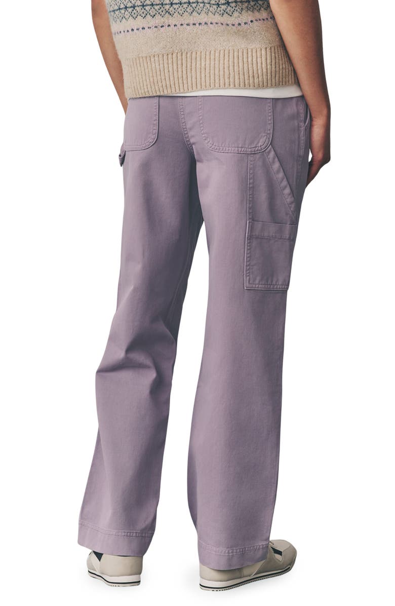 NEXT Cotton Carpenter Pants, Alternate, color, Purple