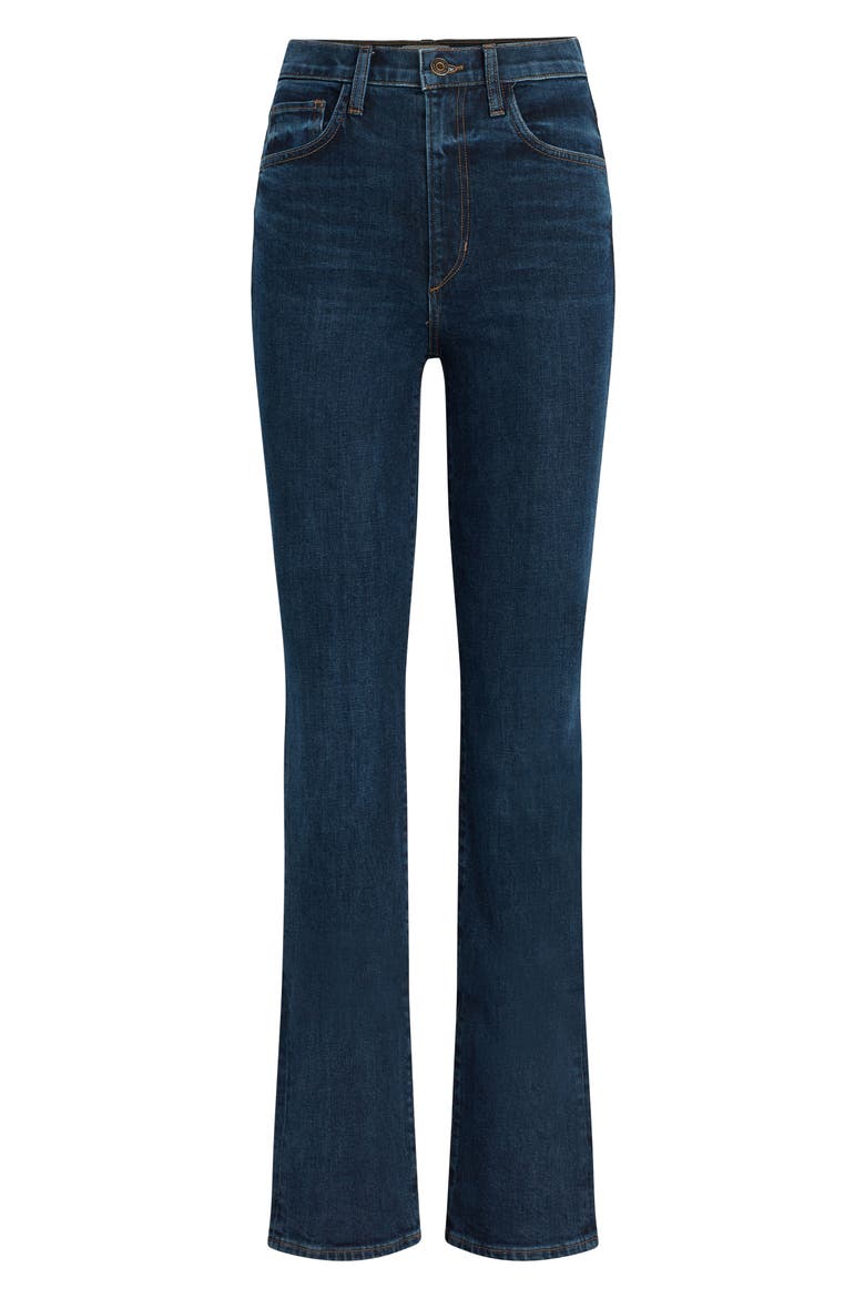 The Valentina High Waist Flare Jeans, Alternate, color, WOODSIDE