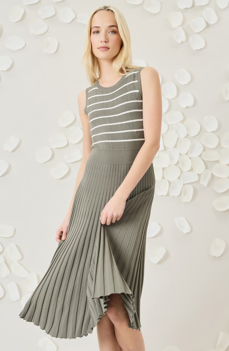 Luxely Sleeveless Knit Dress, Alternate, color, Tea