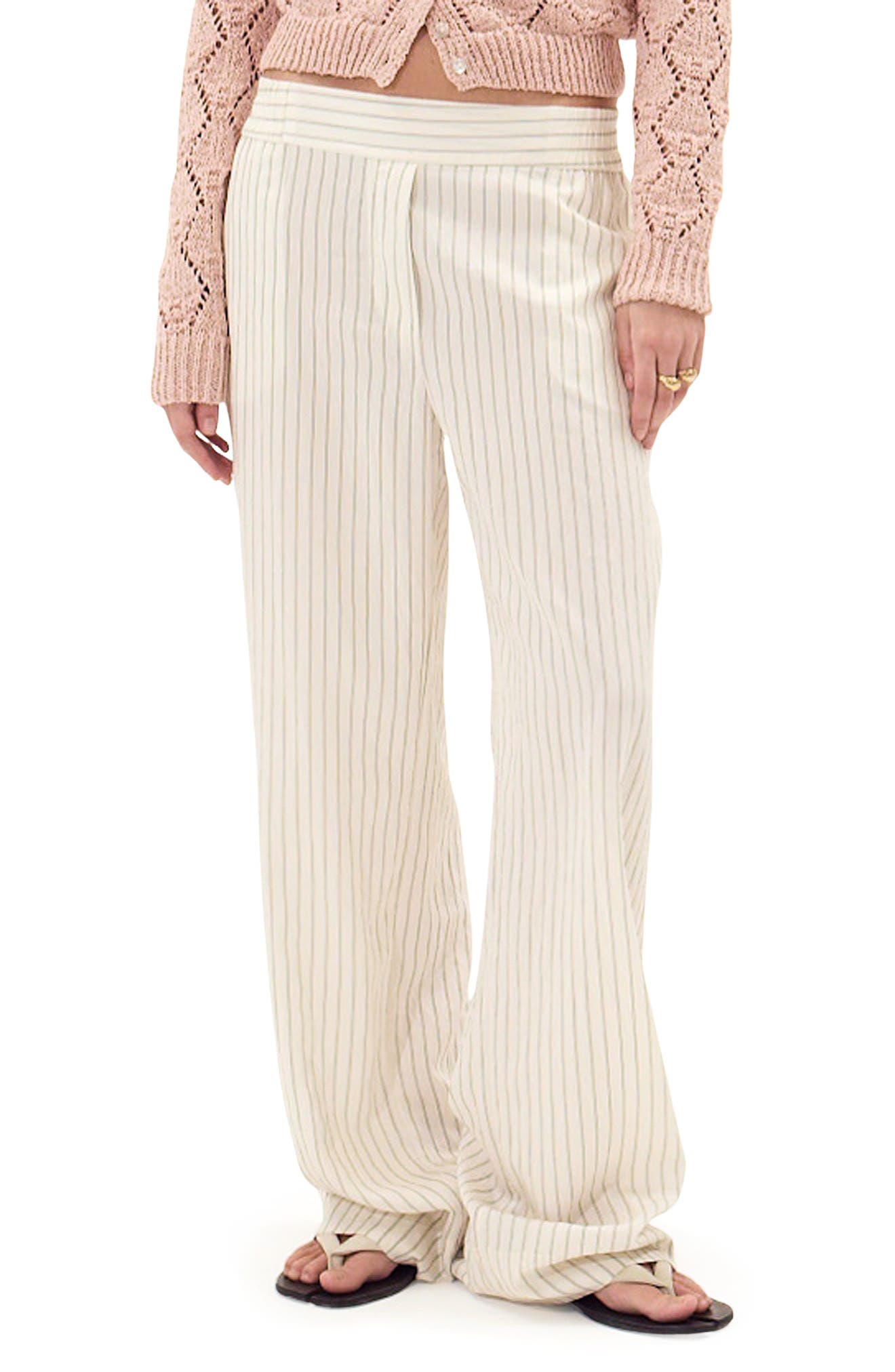 Santorini Stripe Wide Leg Pants - image 3