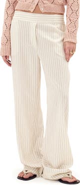 DELUC Santorini Stripe Wide Leg Pants