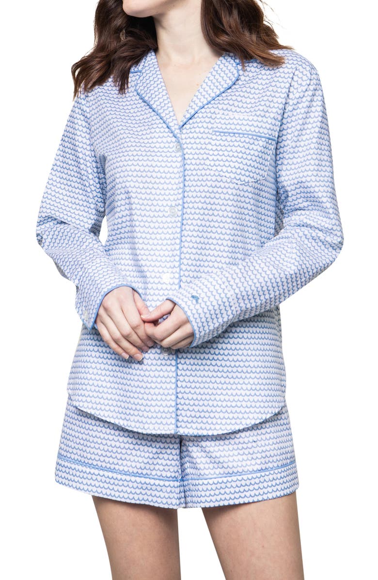 Petite Plume La Mer Short Pajamas, Main, color, 