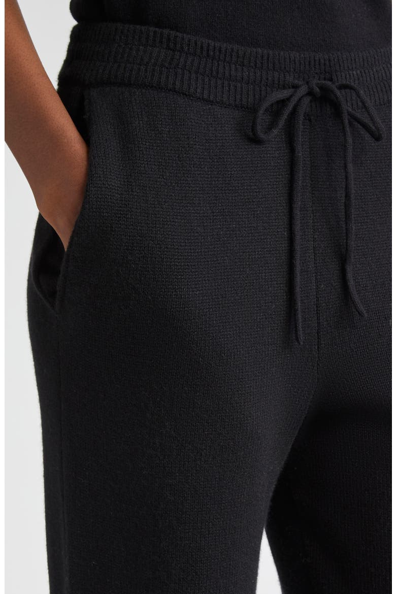 Cashmere Joggers, Alternate, color, BLACK