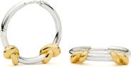 Missoma x Lucy Williams Small Knot Hoop Earrings