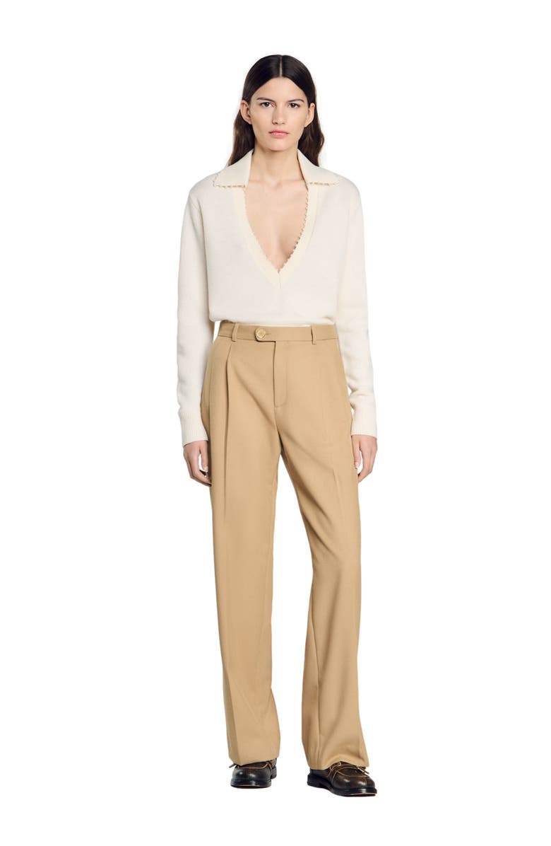 SANDRO Polo-neck sweater, Alternate, color, 