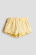 H&M Cotton Muslin Shorts