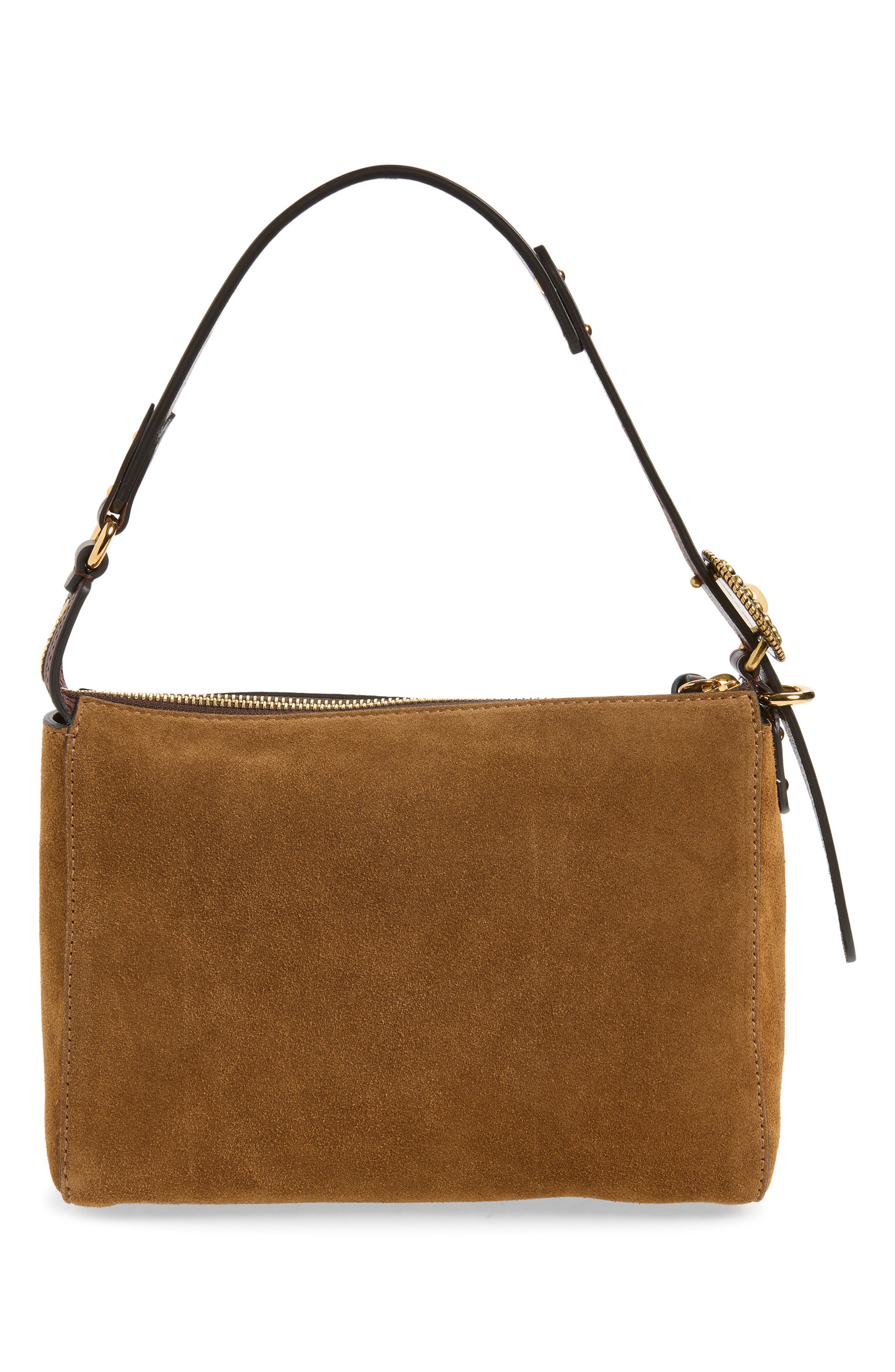 Suede Hobo Bag, Alternate, color, CUOIO