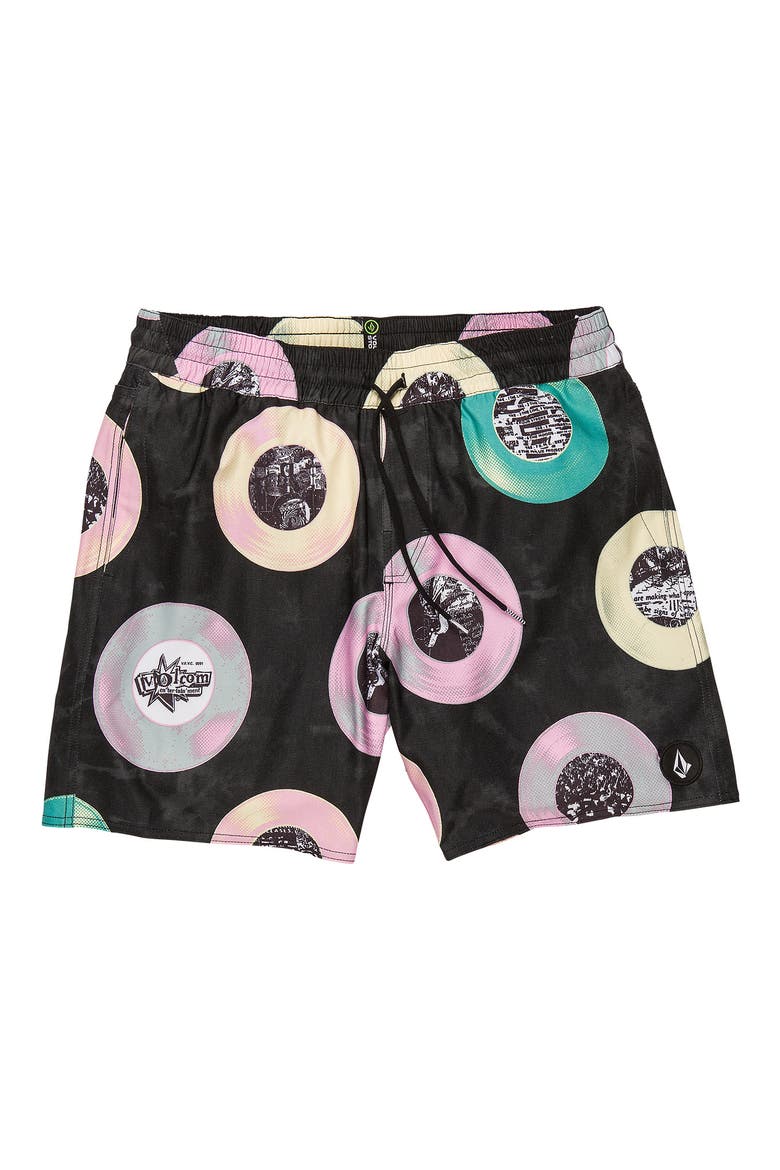 Stoney Mod-Tech Swim Trunks, Main, color, BLACK