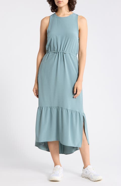 Pursuit Tiered Midi Dress