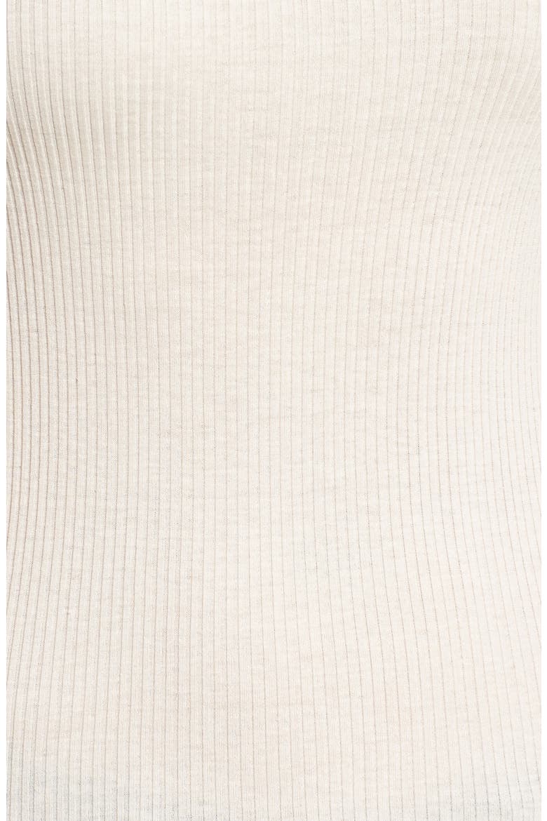 Silk & Cotton Ribbed Tank, Alternate, color, SOFT POWDER