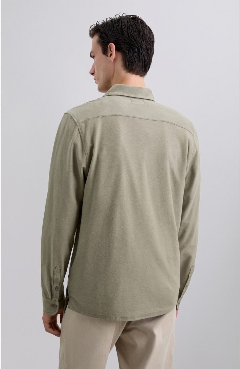 Scalpers Icon Reverse Polo, Alternate, color, Khaki