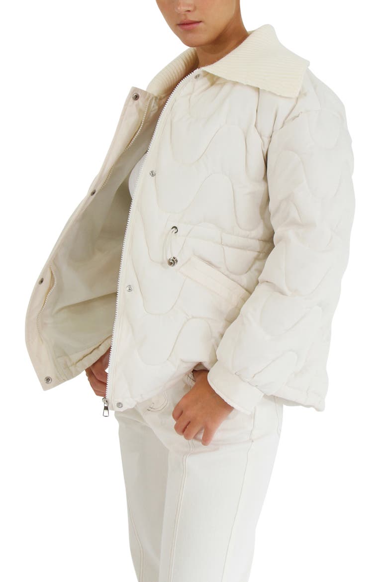 See You Again Quilted Jacket, Alternate, color, CREAM