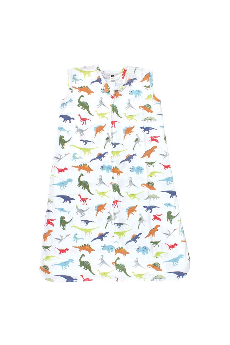Cozy Cotton Sleeveless Sleep & Cuddle Pouch, Main, color, Multicolor Dinosaurs