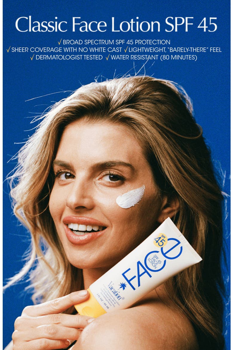 Classic Face Lotion SPF 45, Alternate, color, NO COLOR