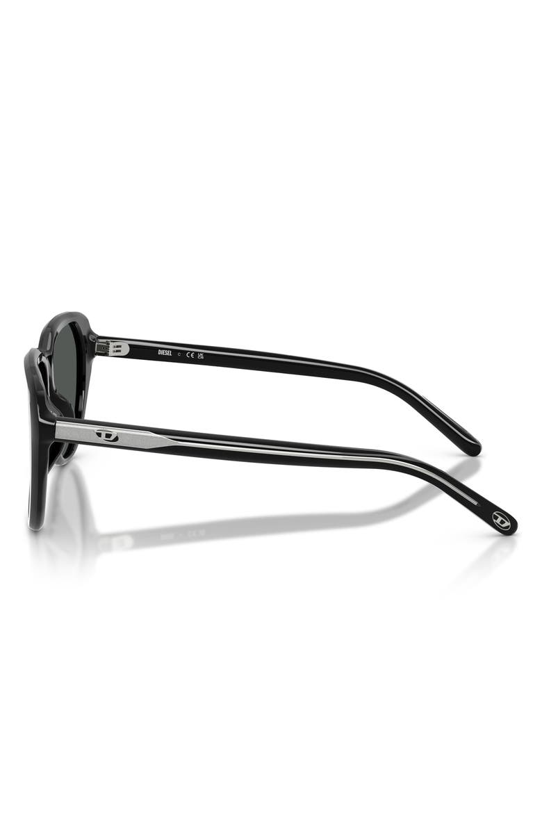 DIESEL<sup>®</sup> 56mm Pilot Sunglasses, Alternate, color, 