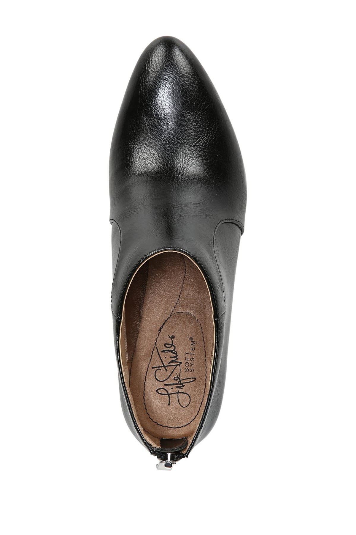 LifeStride Georgia Stacked Heel Bootie, Alternate, color, Black