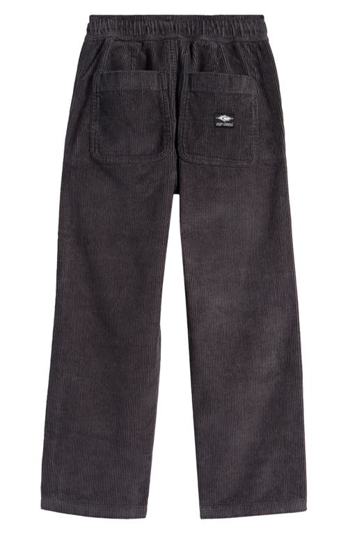 Rip Curl Kids' Surf Corduroy Pants In Black