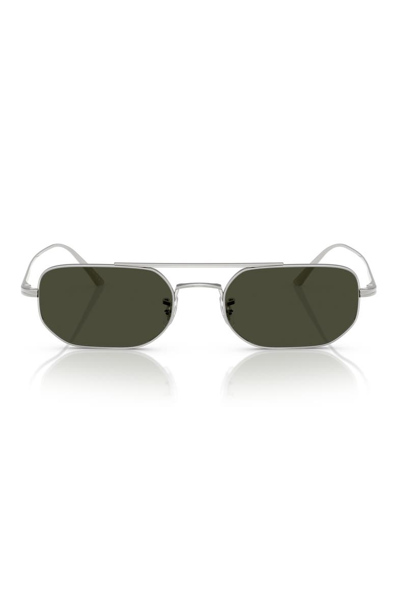 52mm Pillow Sunglasses, Main, color, SILVER